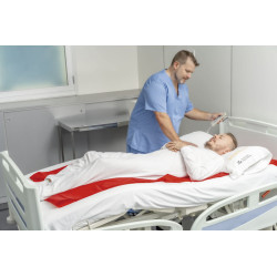 Tubular slide sheet for bed