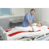 Tubular slide sheet for bed