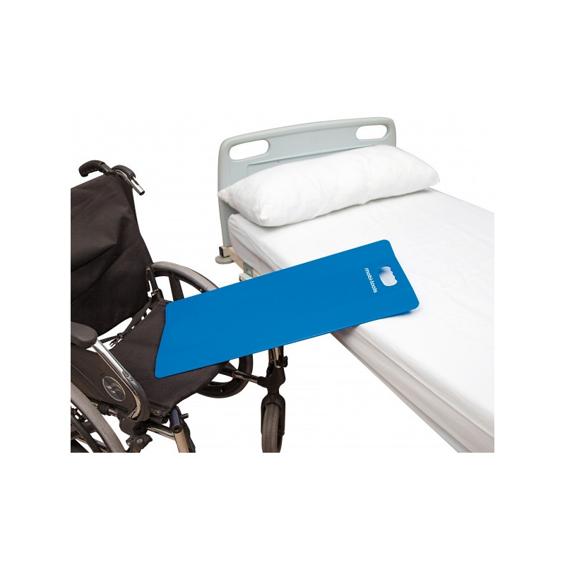 Grooved board to assist transfers (one hand grip) Grooved board to assist transfers (one hand grip)