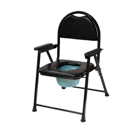 Foldable commode chair