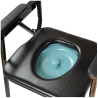 Foldable commode chair