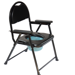 Foldable commode chair