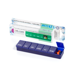 Weekly Pill Organizer – 1 Dose per Day (7x1)