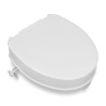 Raised toilet seat with lid 10cm