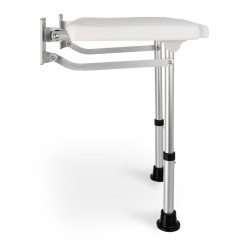Taboret prysznicowy przyścienny, składany - model JMC-C 5105