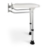 Taboret prysznicowy przyścienny, składany - model JMC-C 5105